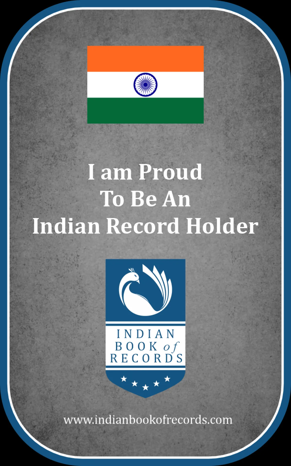 Indian Book of Records - Car Sticker