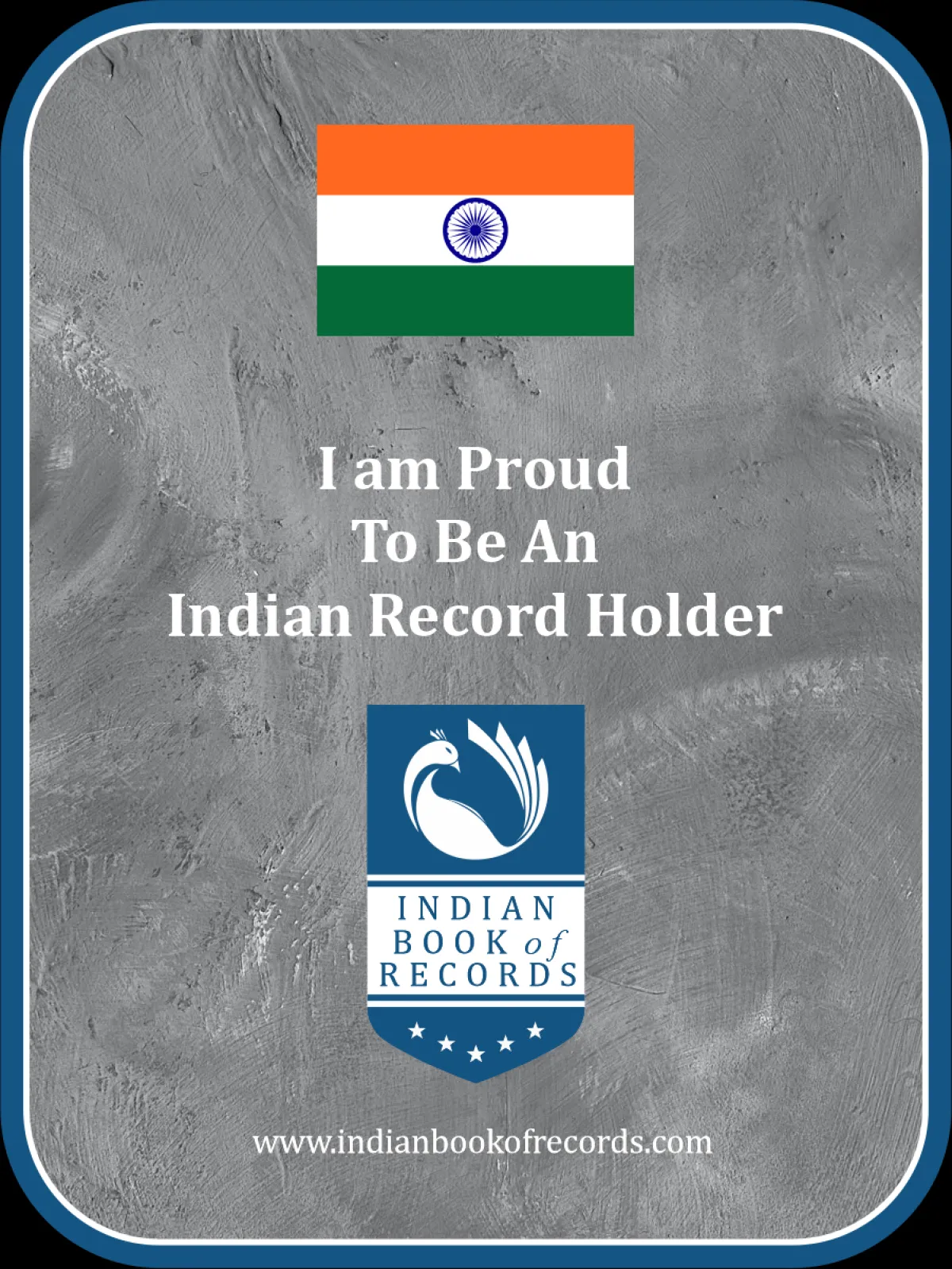 Indian Book of Records - Car Sticker