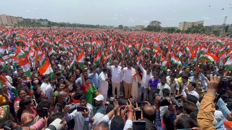 Largest Telugu Song Performance-Hyderabad 