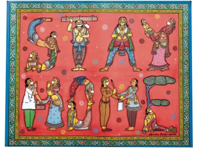 Longest Folk Art Banner-Telangana Kala Sangham 