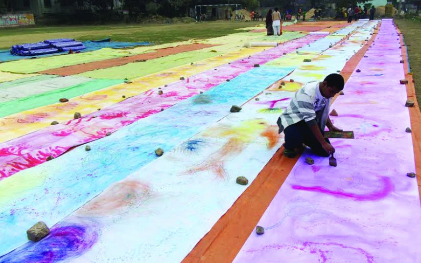  Longest painting by an individual
