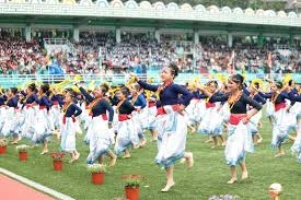 Largest synchronized folk dance in Sikkim