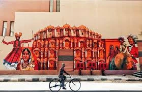 Largest Wall Painting – Jaipur Art Students