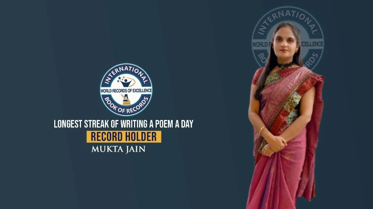  Longest Poetry Streak: One Poem a Day (105 Days)