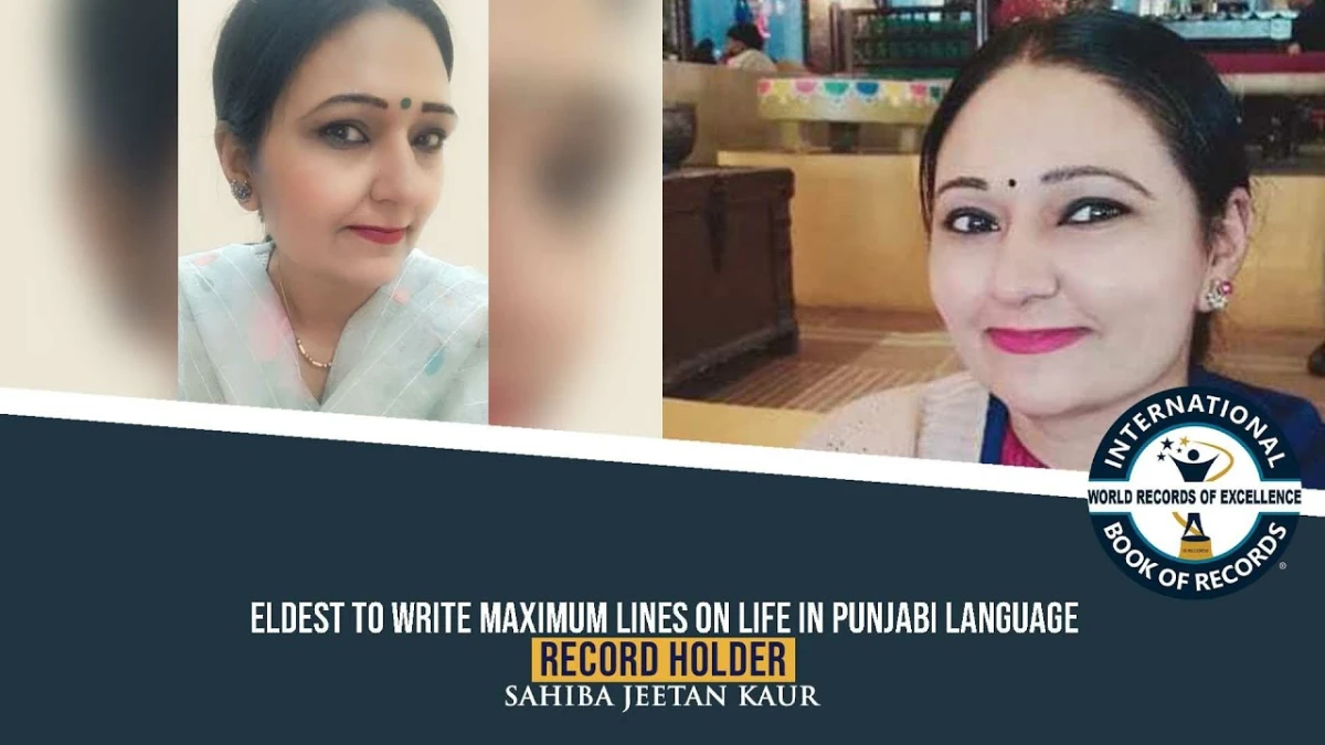  Eldest to Write Maximum Lines on "Life" in Punjabi