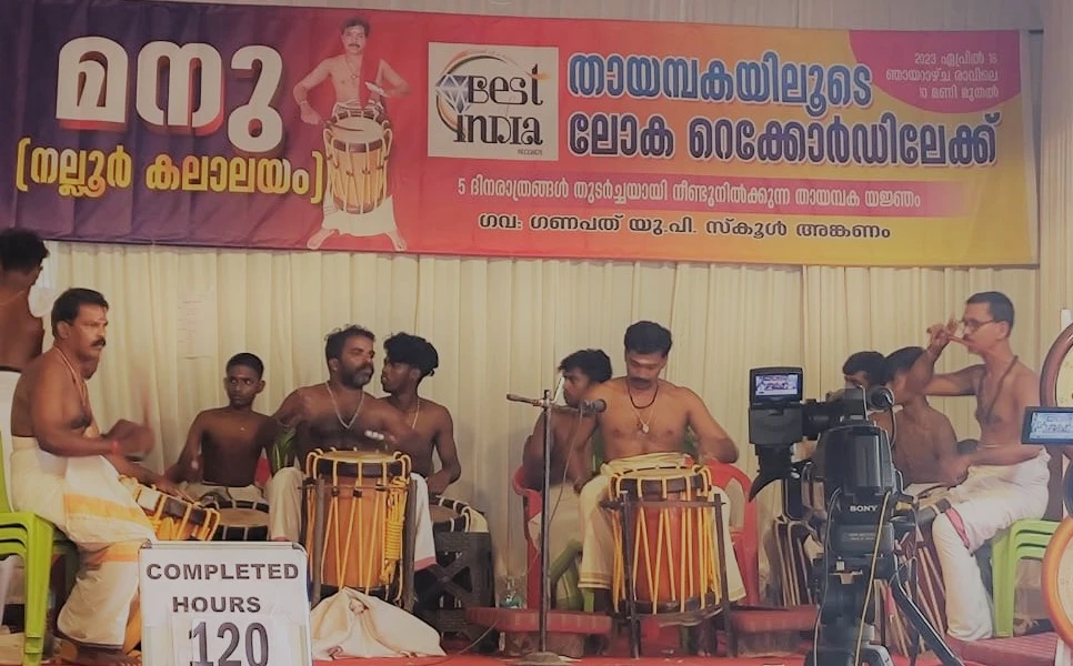 Longest Non-stop Chenda Recital