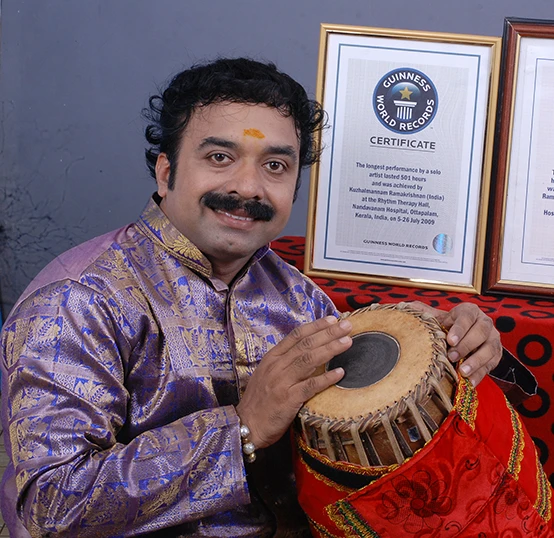 Longest Solo Mridangam (Hand Drum) Marathon