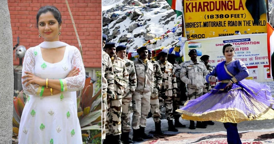 Highest-altitude dance record (Limca) - Shruti Gupta (Kathak at 17,198 ft)