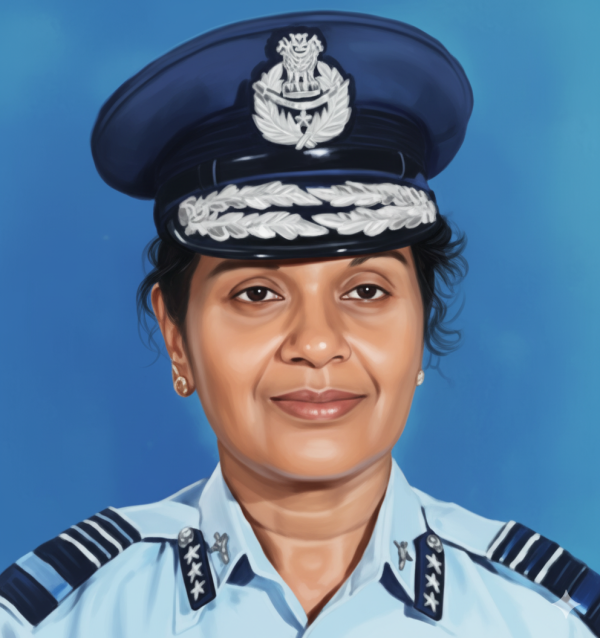 First woman to be promoted to the rank of Air Marshal in the Indian Air Force