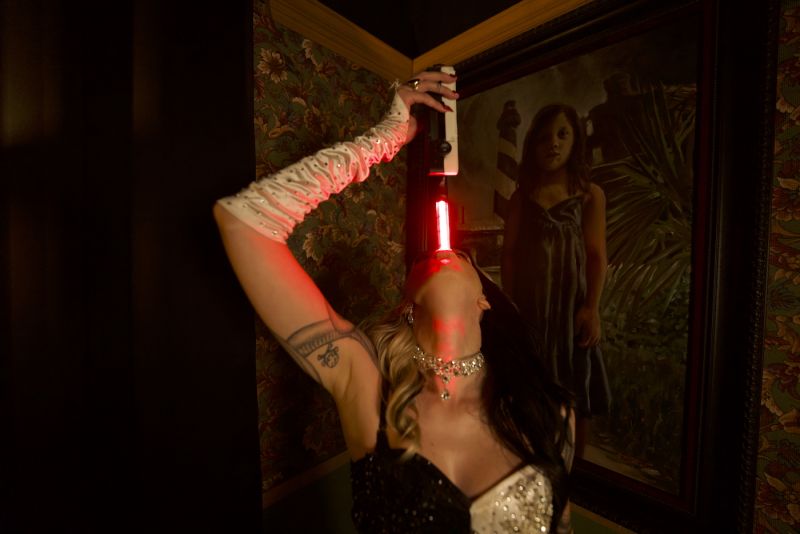 Meet Carmen Getsum: The Sword Swallower Who Lights Up the Stage... 
