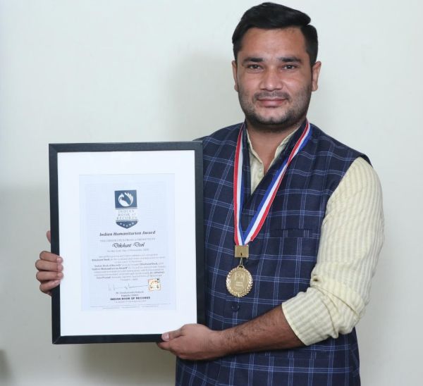 Dikshant Deol Indian Humanitarian Awardee