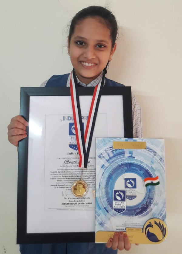 Swastik Agrawal Indian Record Holder