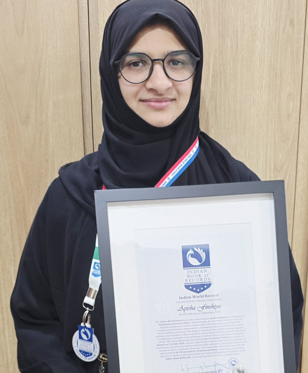 Ayisha Finshiya - Indian World Record