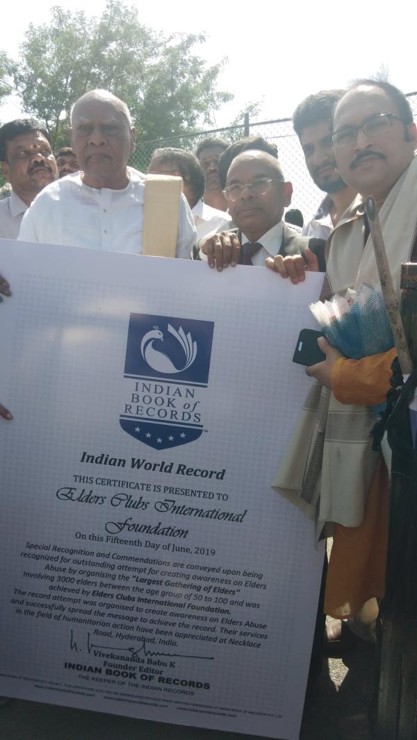 Elders Club International Foundation Indian World Record