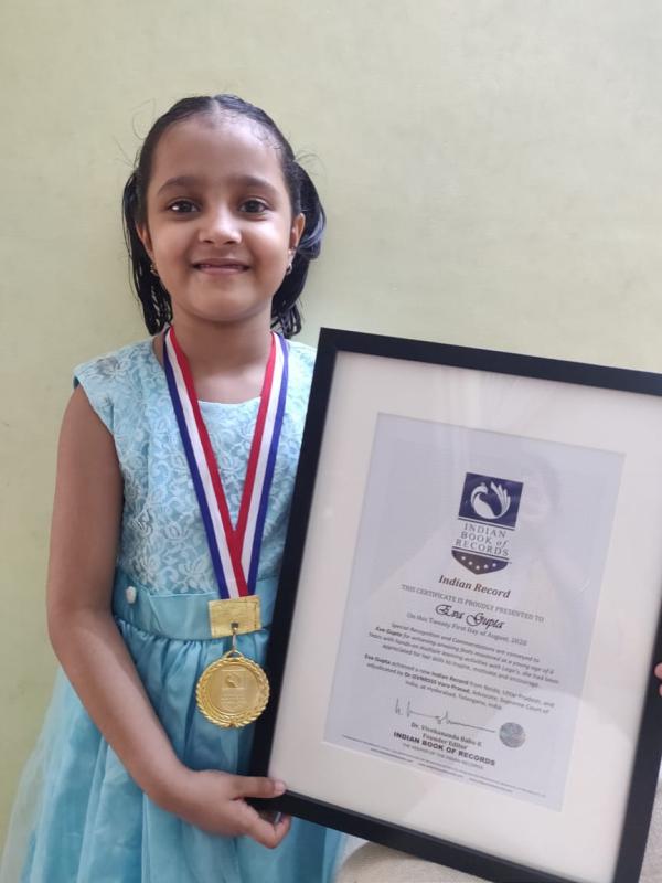 Eva Gupta Indian World Record