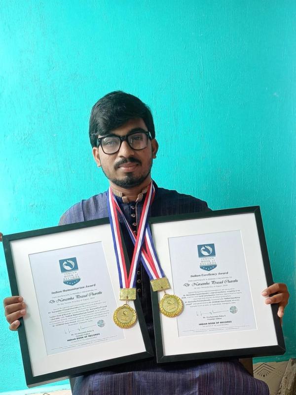 Dr Narasinha Prasad Charothi Indian Excellency Awardee 