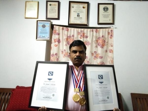 Dr Guinness Madasamy Indian Humanitarian Awardee