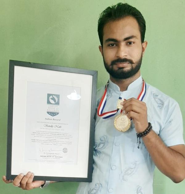 Sandip Nath Indian Record Holder