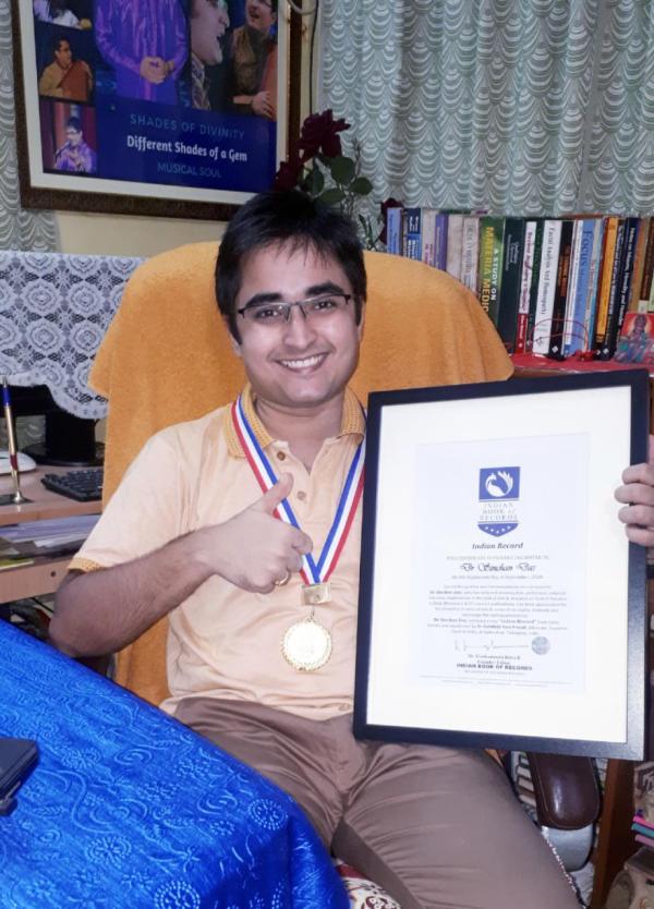 Dr Sinchan Das Indian World Record