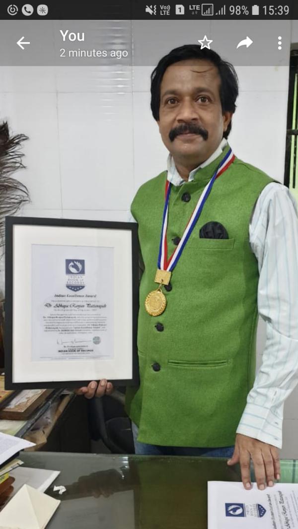 Dr Abhaya Ranjan Pattanayak Indian Excellency Award