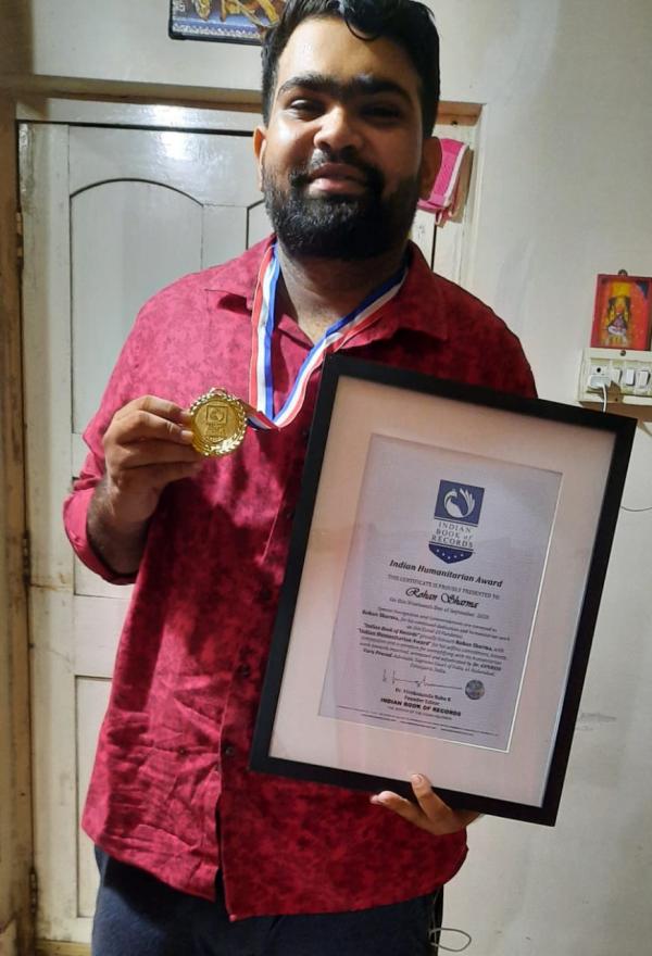  Rohan Sharma  Indian Humanitarian Award