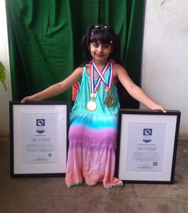 Shristi S Hampiholi Indian World Record