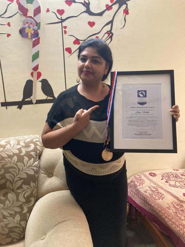 Jincy Sathish Indian Humanitarian Award