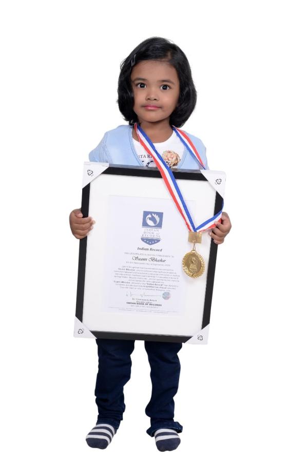 Saanvi Bhaskar Indian Record Holder