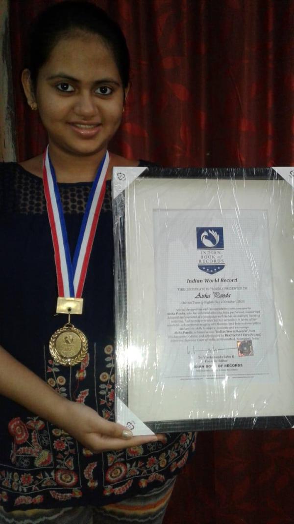 Aisha Panda Indian World Record