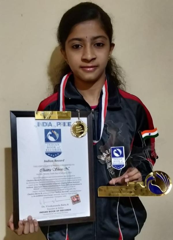 Chaitra Shree N Indian Record Holder