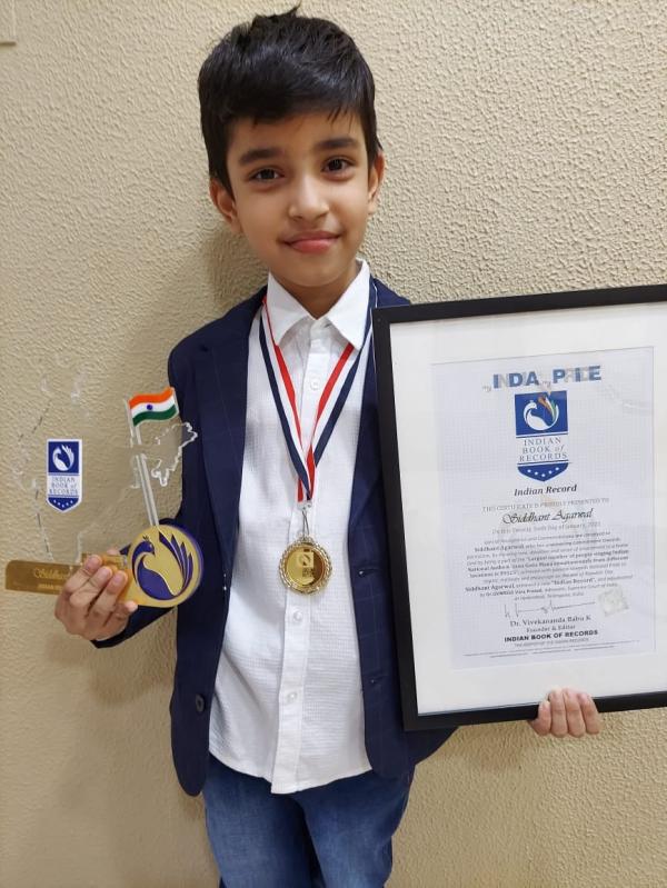 Siddhanth Agarwal Indian Record Holder