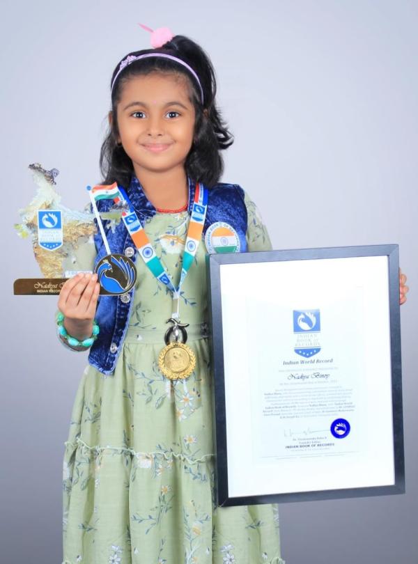 Nadiya Binoy Indian World Record Holder