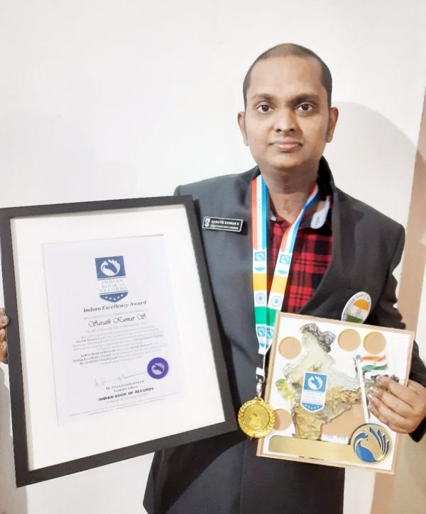 S Sarath Kumar Indian Excellency Award