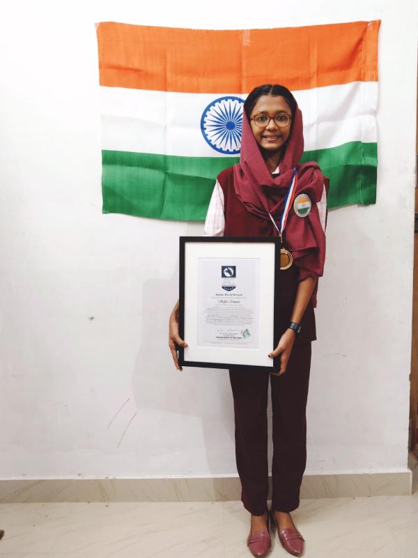 Saffa Mansur  Indian World Record