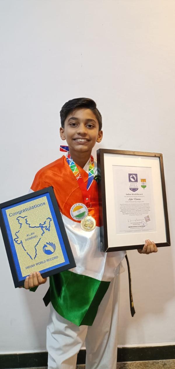 Aljin Dominic  Indian World Record