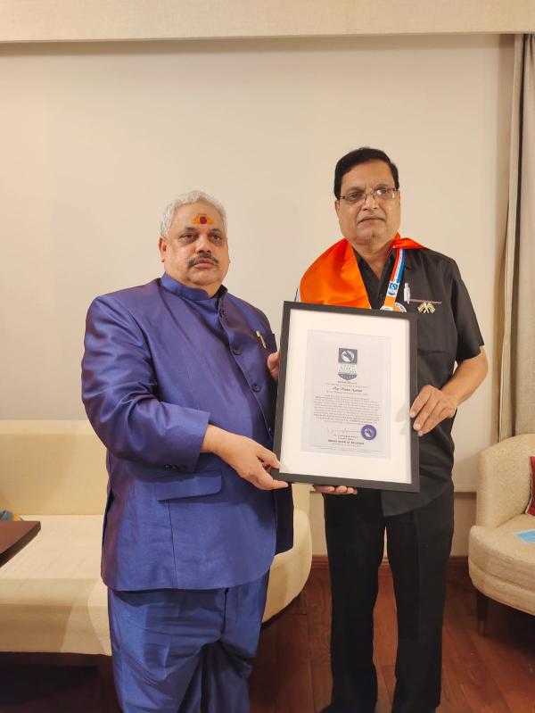 Raj Kumar Agarwal  Indian World Record Holder 