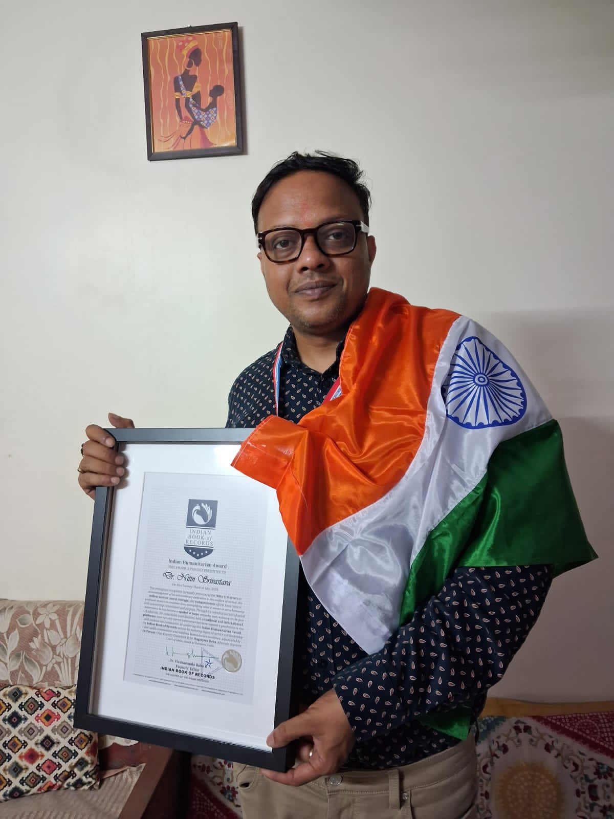 Dr. Nitin Srivastava - Indian Humanitarian Awardee