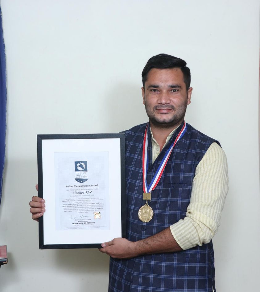 Dikshant Deol - Indian Humanitarian Award